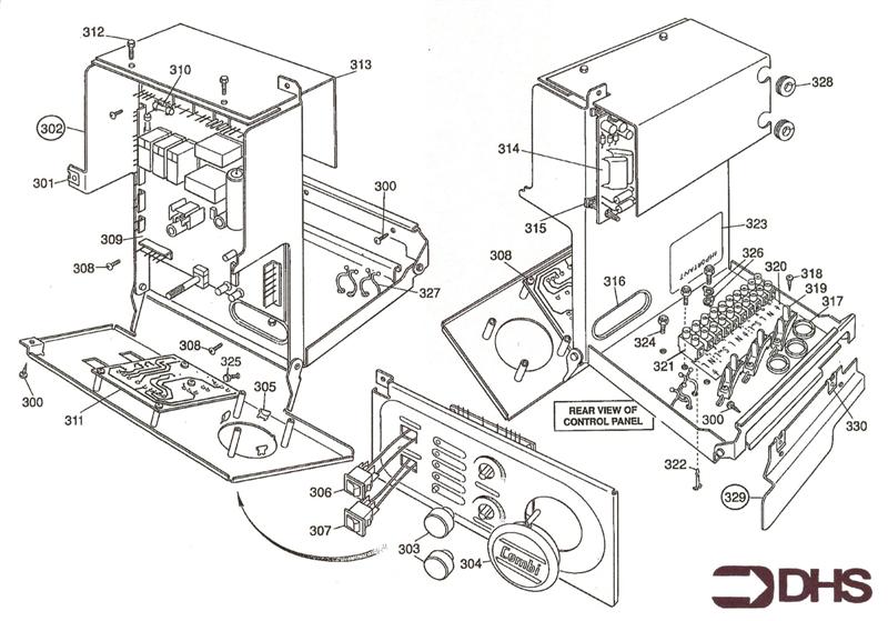 Exploded Diagram for CONTROL ASSY