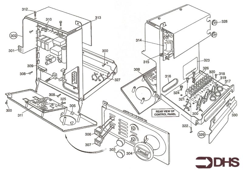 Exploded Diagram for CONTROL ASSY