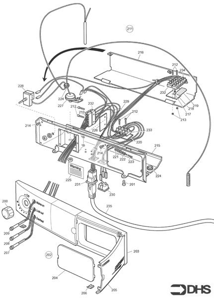 Exploded Diagram for CONTROL ASSY 45/50 & 50/70