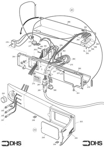 Exploded Diagram for CONTROL ASSY 70/90 & 90/110