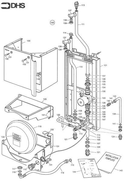 Exploded Diagram for FRAME MODULE ASSY