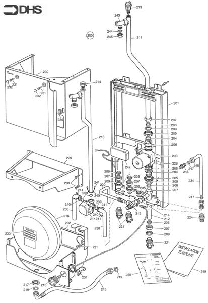 Exploded Diagram for FRAME MODULE ASSY - DV