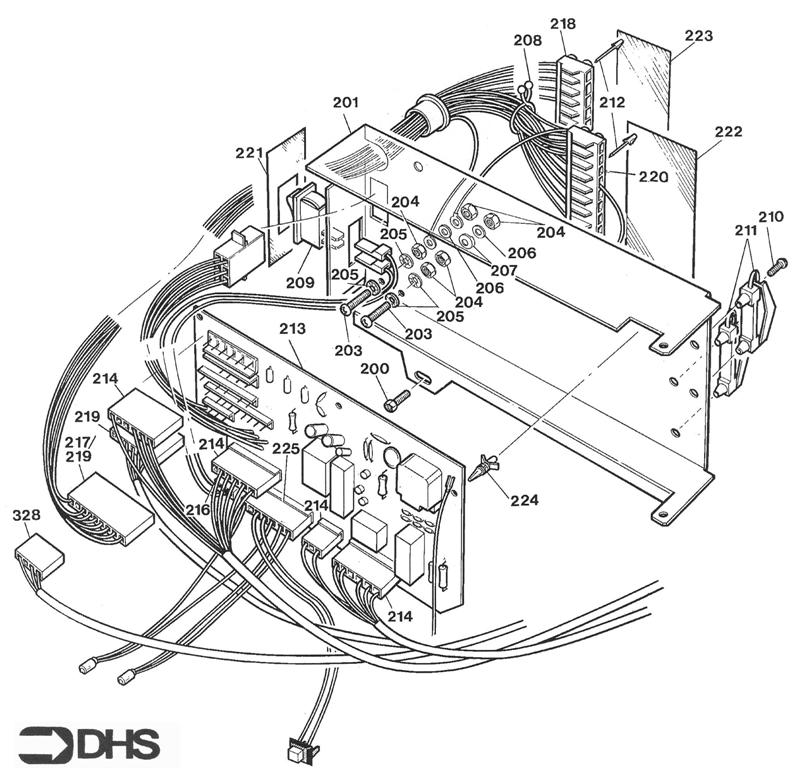 Exploded Diagram for CONTROL ASSY