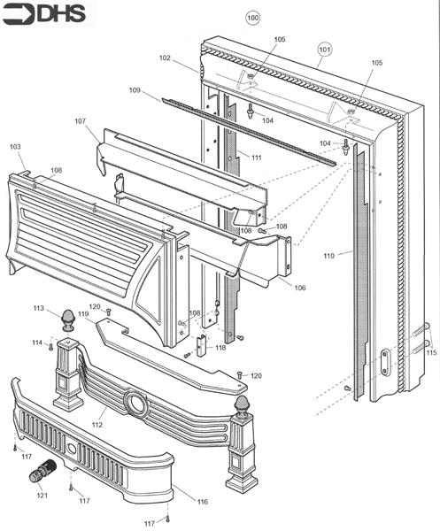 Exploded Diagram for ILLUSION FACIA
