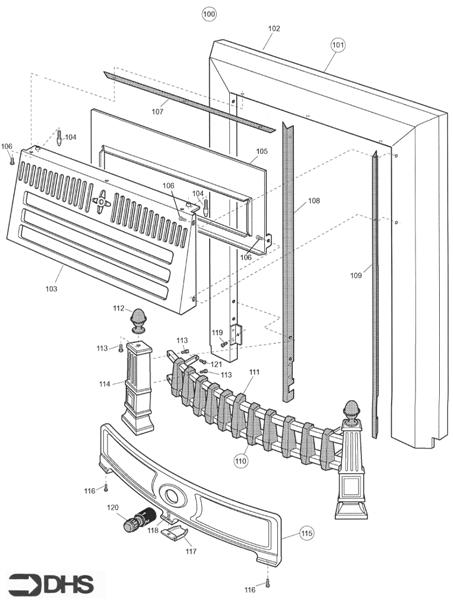 Exploded Diagram for KNIGHTSBRIDGE FACIA