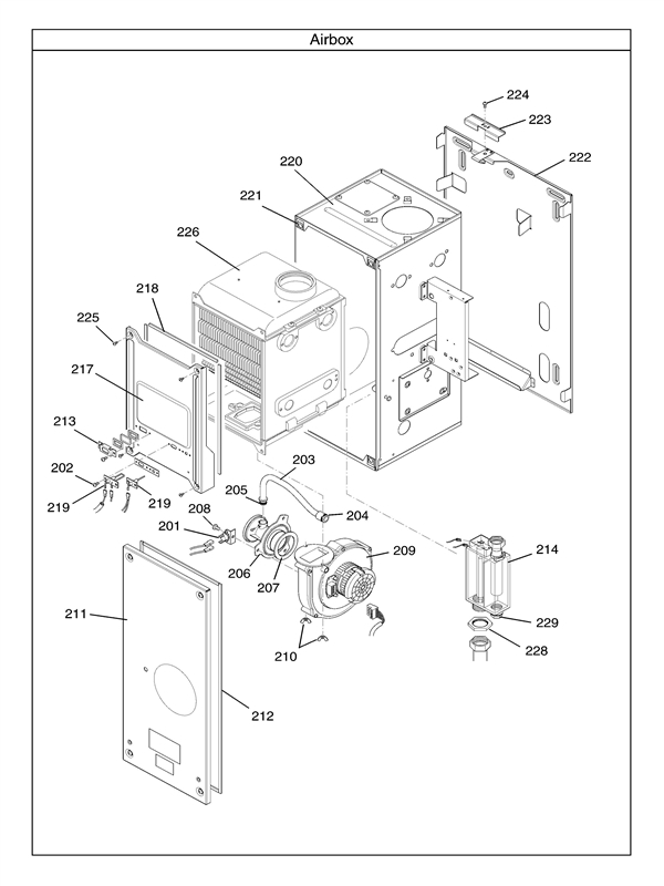 Exploded Diagram for AIR BOX