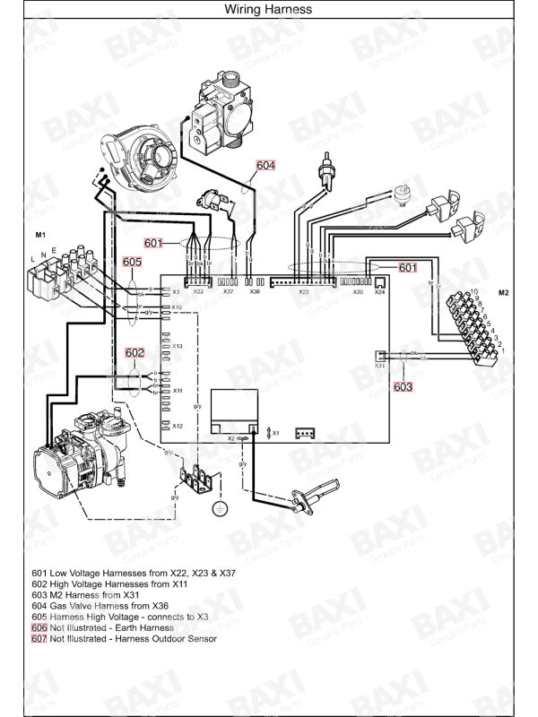 Exploded Diagram for WIRING