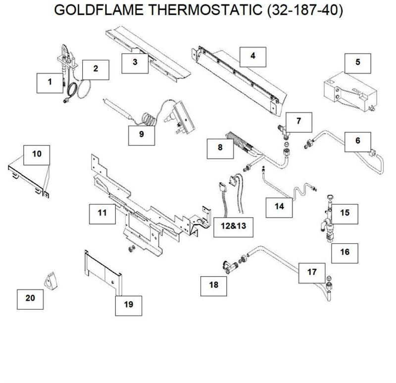Exploded Diagram for FIRE ASSEMBLY