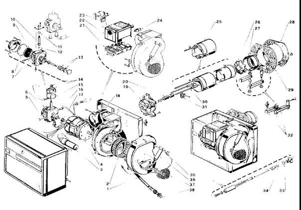 Exploded Diagram for ALL PARTS