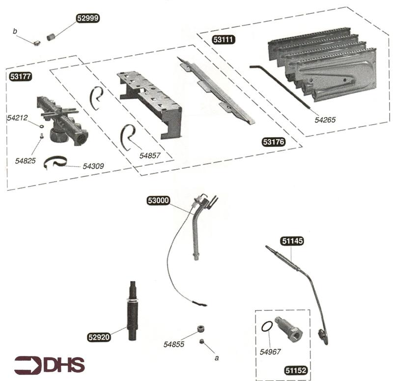 Exploded Diagram for BURNER