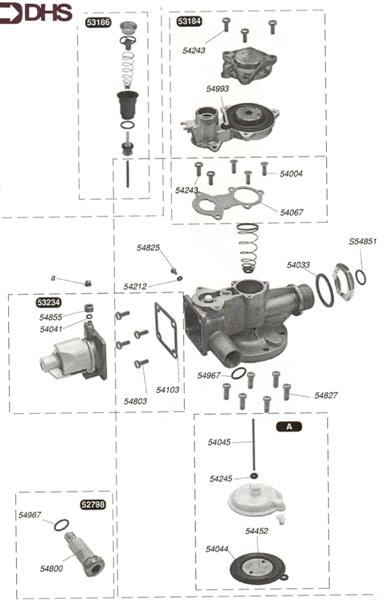 Exploded Diagram for GAS VALVE
