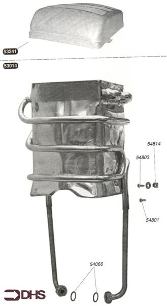 Exploded Diagram for HEAT EXCHANGER