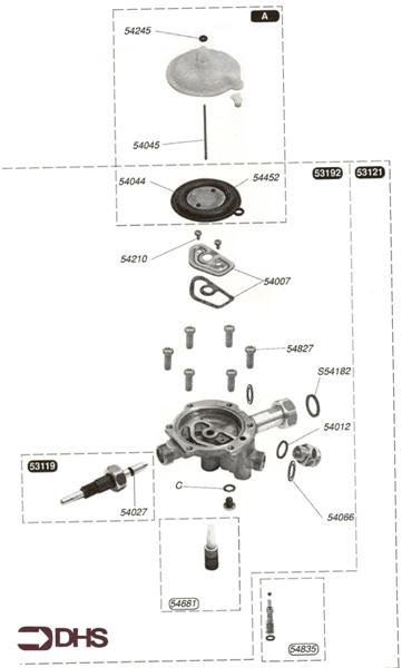 Exploded Diagram for WATER VALVE