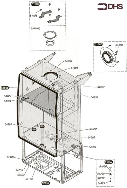 Exploded Diagram for FRAME