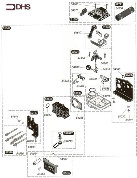Exploded Diagram for REVERSING VALVE