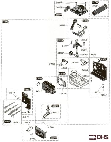 Exploded Diagram for REVERSING VALVE