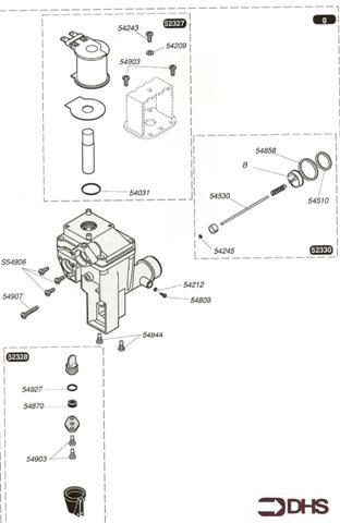 Exploded Diagram for GAS VALVE