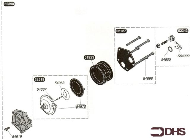 Exploded Diagram for WATER VALVE