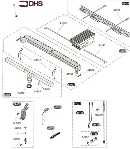 Exploded Diagram for BURNER
