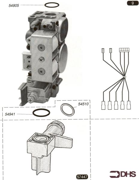 Exploded Diagram for GAS VALVE