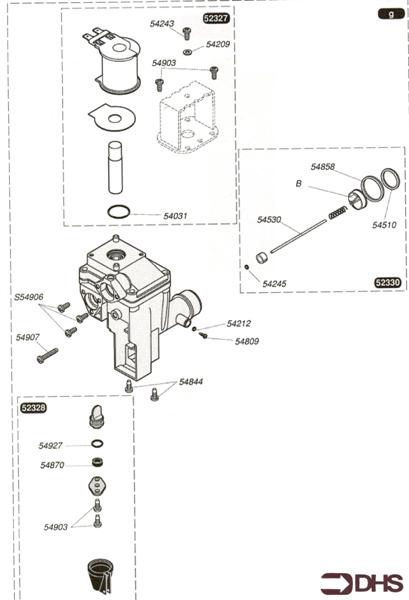 Exploded Diagram for GAS VALVE