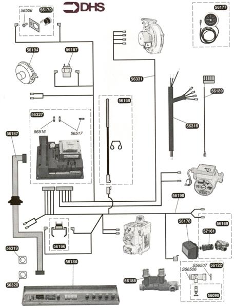 Exploded Diagram for HARNESS & ELECTRIC BOX