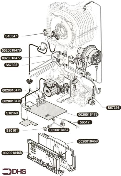 Exploded Diagram for HARNESS+ELECTRIC BOX