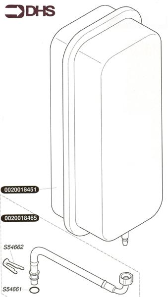 Exploded Diagram for EXPANSION VESSEL