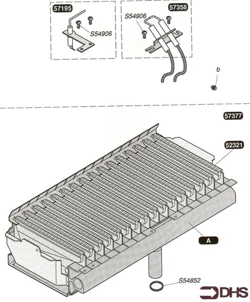 Exploded Diagram for BURNER