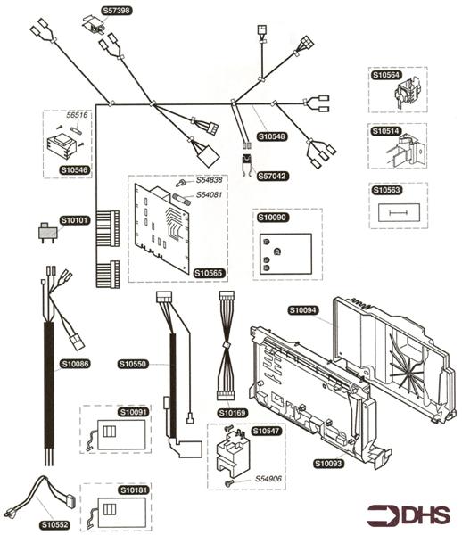 Exploded Diagram for HARNESS IRIS BEFORE 050055054