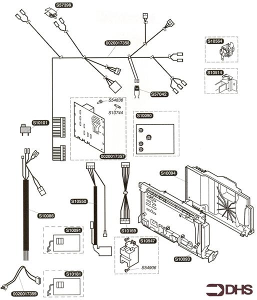 Exploded Diagram for HARNESS SYMSI AFTER 050055054