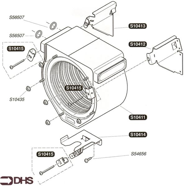 Exploded Diagram for HEAT EXCHANGER