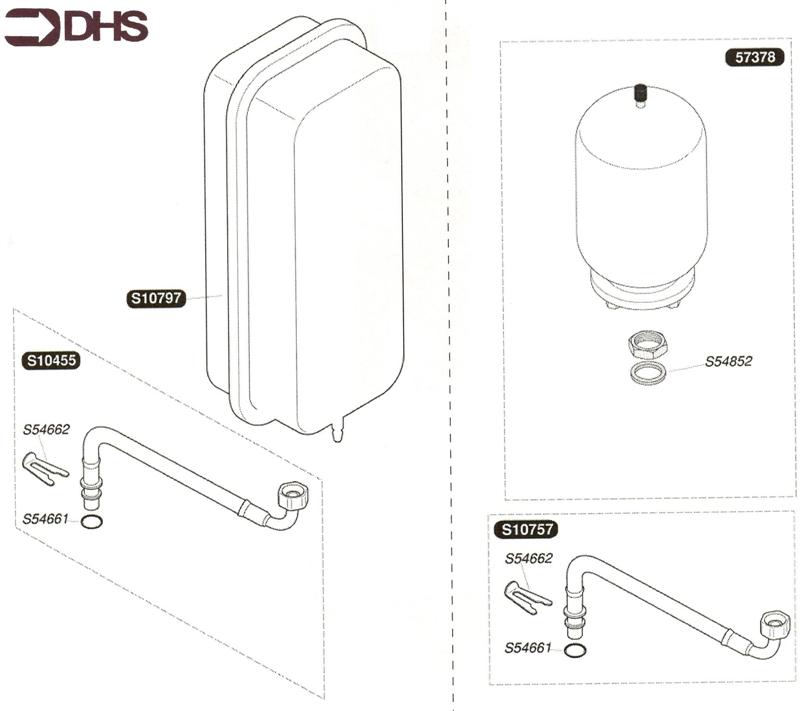 Exploded Diagram for EXPANSION VESSEL