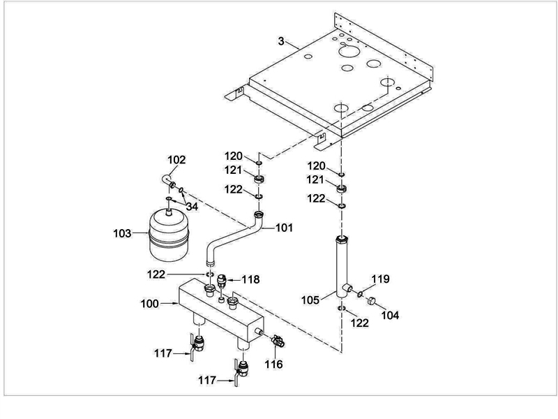 Exploded Diagram for CONNECTION PARTS/VESSEL