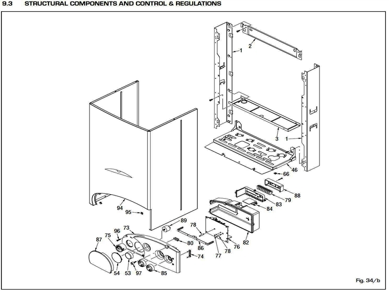 Exploded Diagram for CASE/PANEL ASSEMBLY