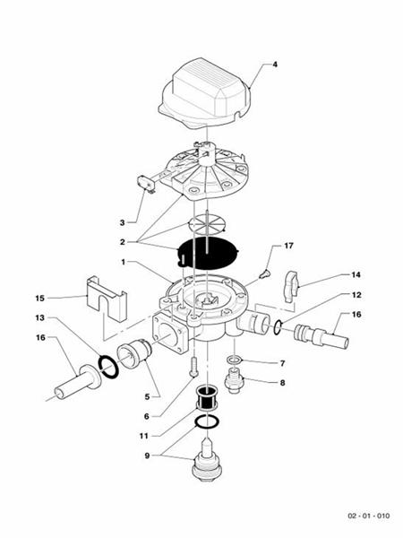Exploded Diagram for WATER VALVE