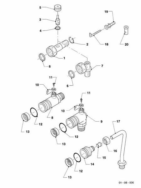 Exploded Diagram for CONNECTION PARTS