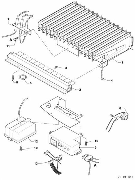 Exploded Diagram for BURNER
