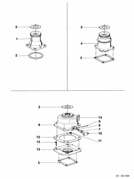 Exploded Diagram for GAS SECTION (REGULATOR)