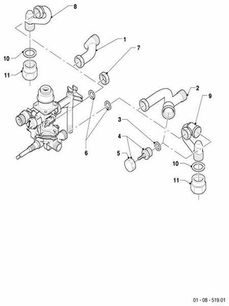 Exploded Diagram for CONNECTION PARTS 2