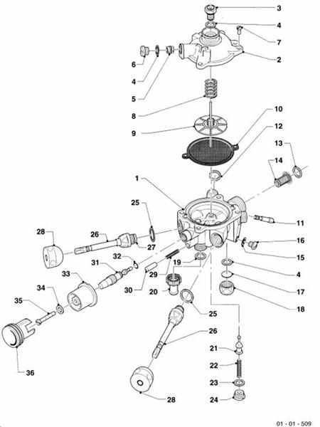 Exploded Diagram for WATER VALVE