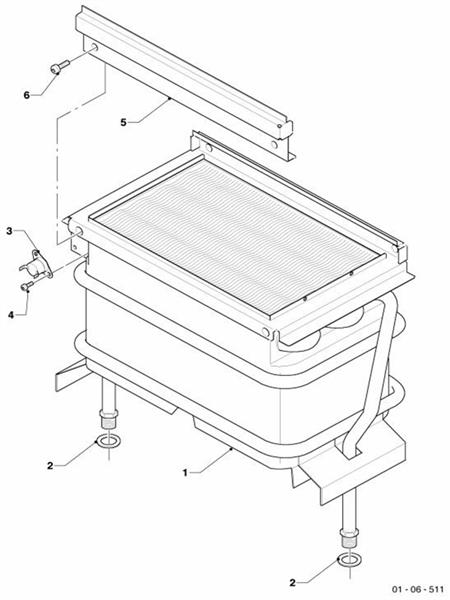 Exploded Diagram for HEAT EXCHANGER