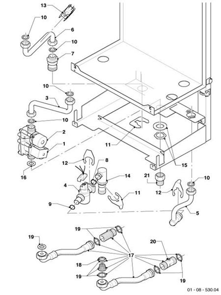 Exploded Diagram for CONNECTION PARTS