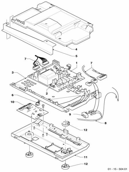 Exploded Diagram for ELECTRONIC BOARD