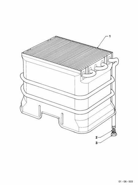 Exploded Diagram for HEAT EXCHANGER