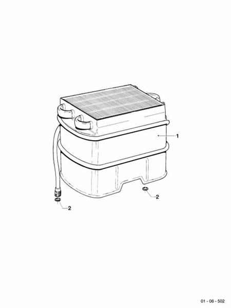 Exploded Diagram for HEAT EXCHANGER