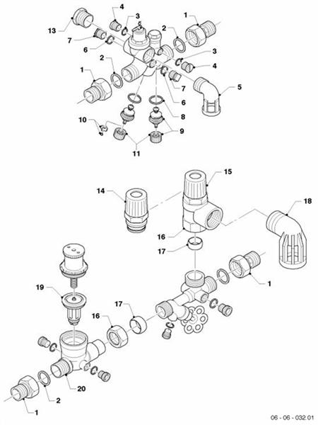 Exploded Diagram for SAFETY ASSY 660/661