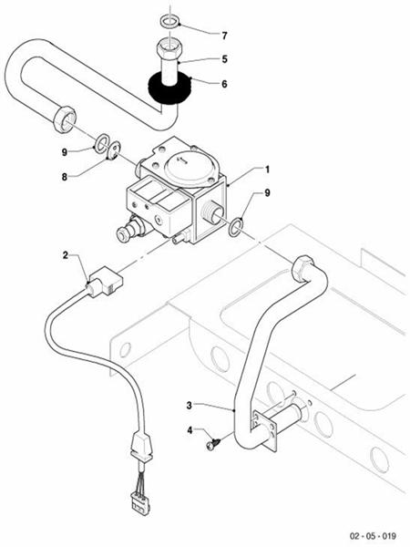 Exploded Diagram for GAS SECTION