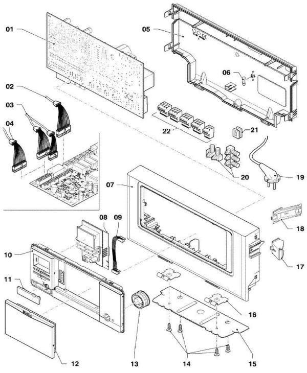 Exploded Diagram for CONTROL BOX