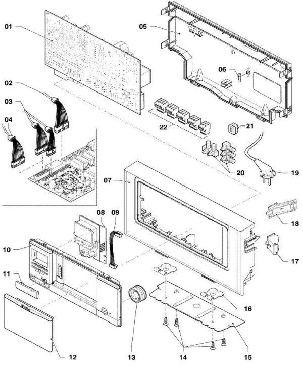 Exploded Diagram for CONTROL BOX
